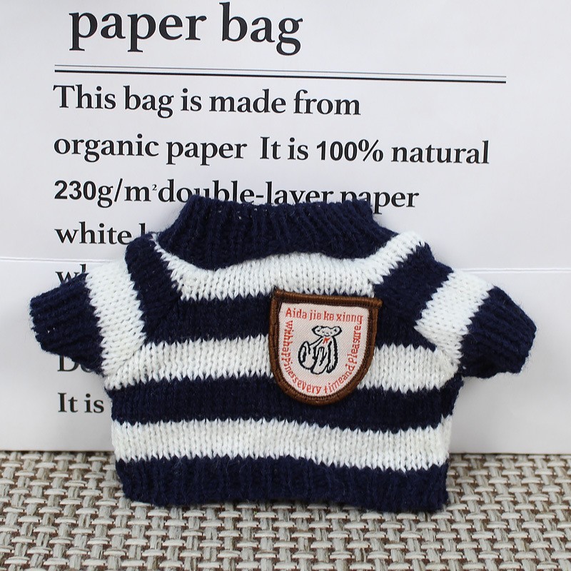 Teddy Bear muñeca reemplazo suéter 20cm ropa de bebé al por mayor Teddy Bear jefe perro muñeca de algodón juguetes accesorios de ropa