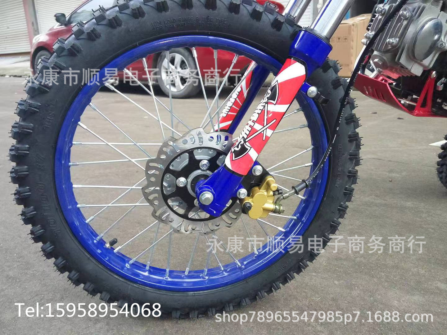 Free Shipping New 125Cc Two-Wheel Off-Road Motorcycle Adult Mountain Bike Tricycle Venue Car Zhonggaosai
