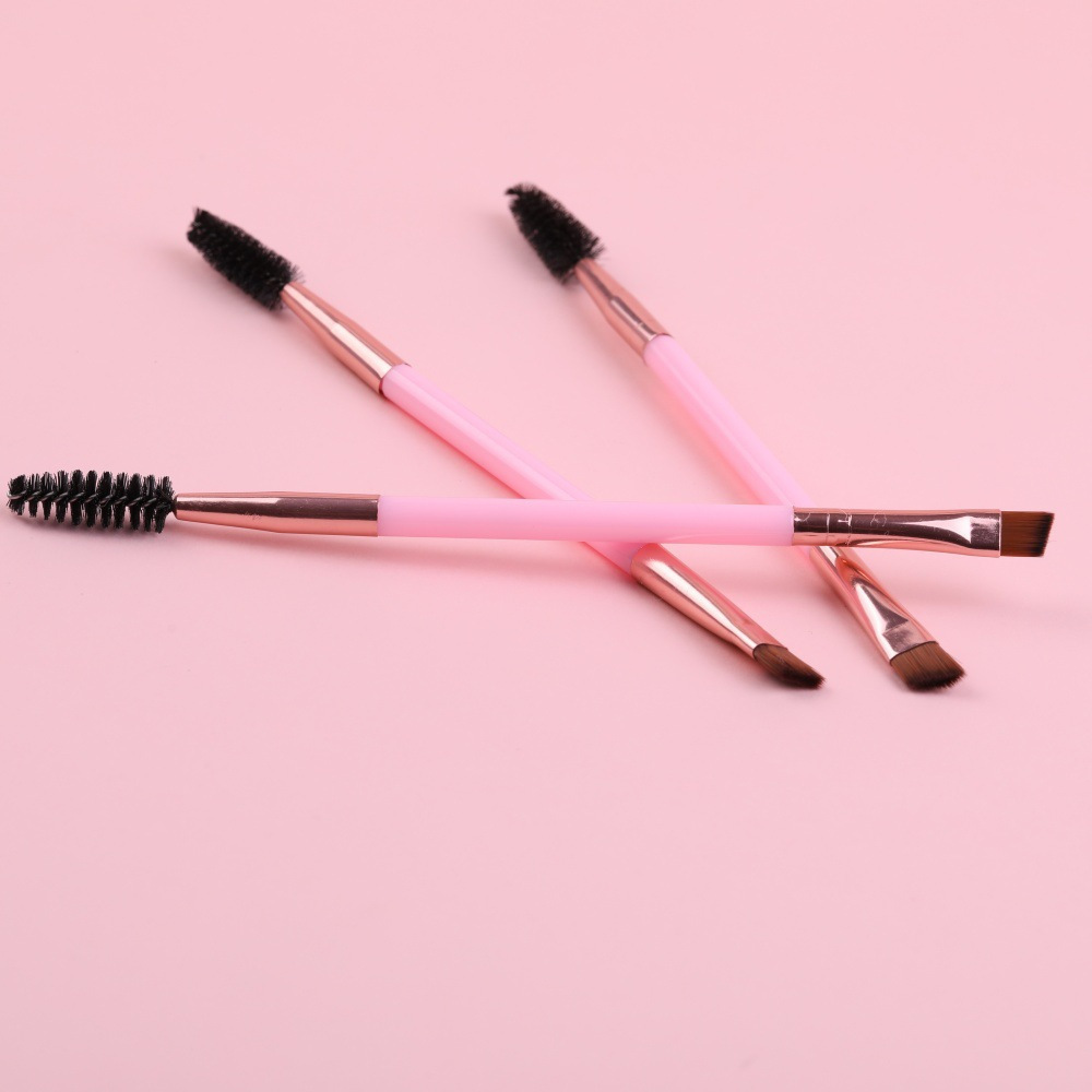 Multifuncional eye shadow stick eye shadow cepillo de doble cabeza mini cepillo de látex de algodón desechable herramienta de maquillaje de belleza