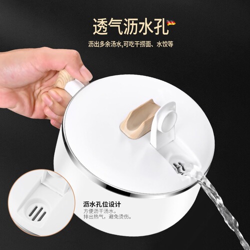 316 stainless steel large capacity instant noodle bowl with lid dual-purpose anti-scalding ins Korean portable tableware set student lunch box