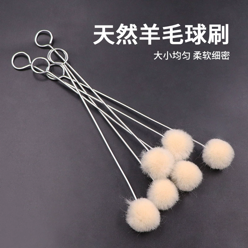 Оптовая продажа, прямые продажи, шерстяная щетка, кожаный инструмент, масляная окраска, спиртовая кисть, антикрасящая Роговая масляная шерстяная щетка