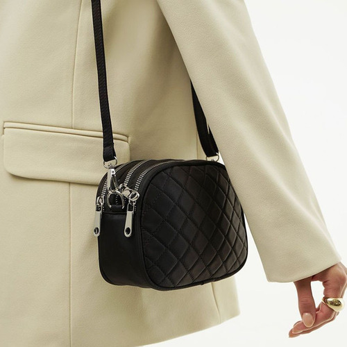 Crossbody Bag for Girls, Checkered Pattern,  New Style, Trendy and Versatile Fashion, Ins Trendy Women's Bag, Waterproof Nylon, Single Strap Shoulder Bag