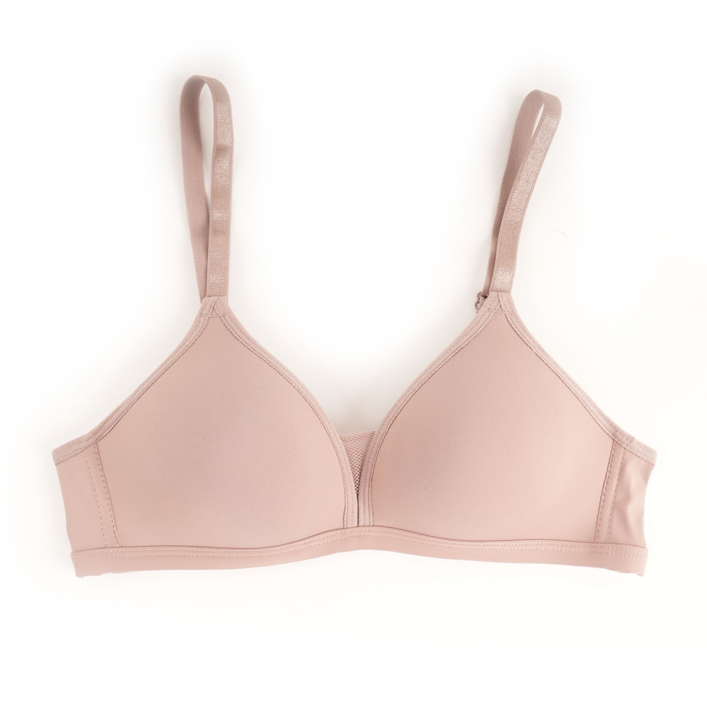 Fábrica de Shantou en stock sin anillo de acero brillante sin marcas sujetador damas soporte de ropa interior cómoda sujetador anti-caída