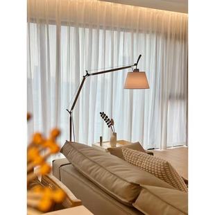 Italian medieval style rocker telescopic medieval floor lamp bedroom living room study fishing lamp atmosphere industrial style