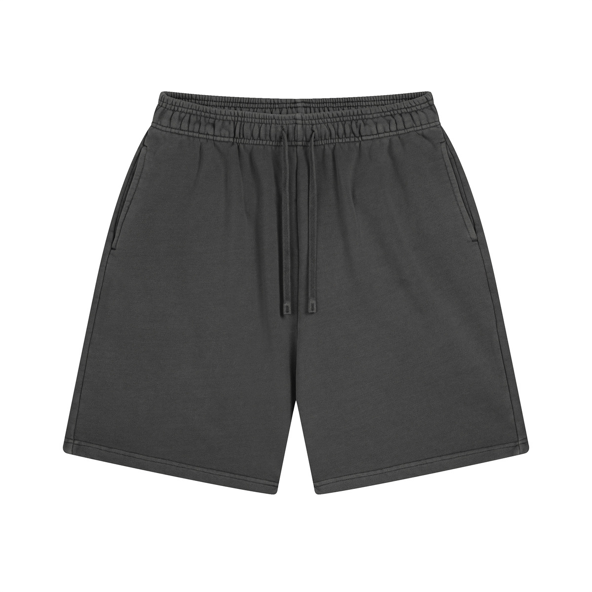 Conjunto de ropa de verano para hombre, de manga corta, fina, lavada y teñida, estilo urbano, desgastada, de marca, con pantalones cortos deshilachados, conjunto para pareja. image 29