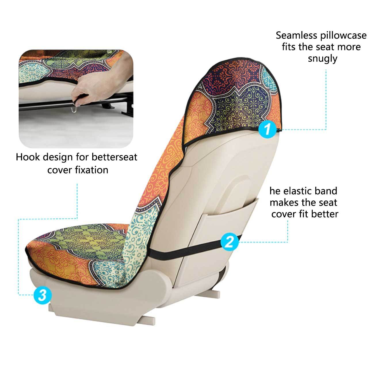 Car seat towel cover front seat protector suitable for gym and exercise, universal for all seasons, car use 31