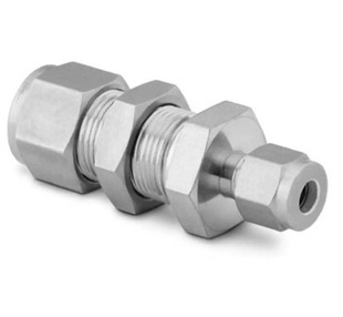 American Shwaltlock SS-600-61-8 Stainless Steel Ferrule Bulkhead Joint 3/8in. x 1/2in