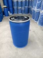 200L пластиковая бочка, открытая бочка, закрытая бочка с железным обручем, бочка с маслом, химическая бочка