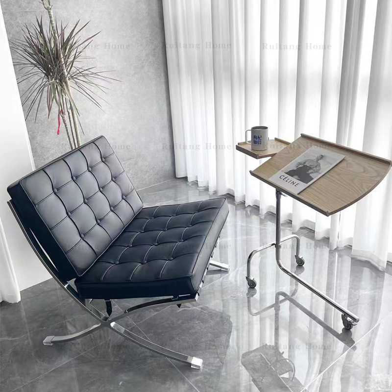 Sillas de Barcelona Sillas de Barcelona Sofá de cuero simple diseñador silla de relajación perezosa
