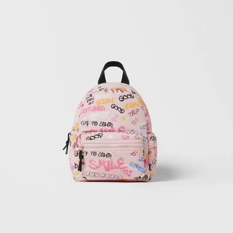 Children's bag, shoulder bag, backpack with letters, school bag, 2023 collection