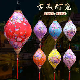 越南中式仿古风灯笼古镇户外布置异形花灯景区装饰发光灯笼批发