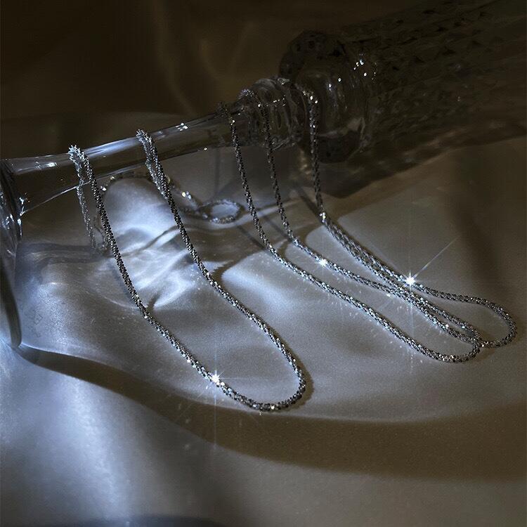 1 Piece Quantity Wholesale Jewelry Casual Simple Style Solid Color Titanium Steel Necklace