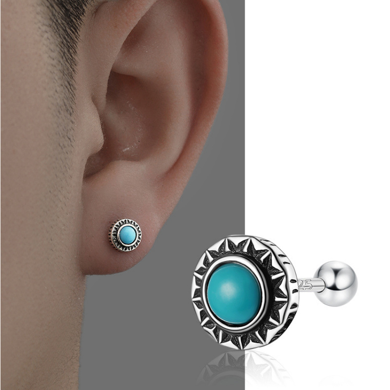 Hypoallergenic Sleep Stud Earrings In Titanium For Healing Ears_voghion.com