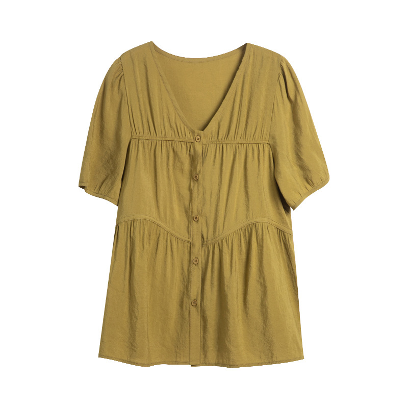 伸びない 夏  S-4XL 大きいサイズ トップス