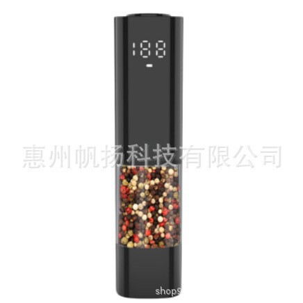 跨境胡椒研磨器家用重力感应式自动金属不锈钢海盐胡椒电动研磨器|undefined