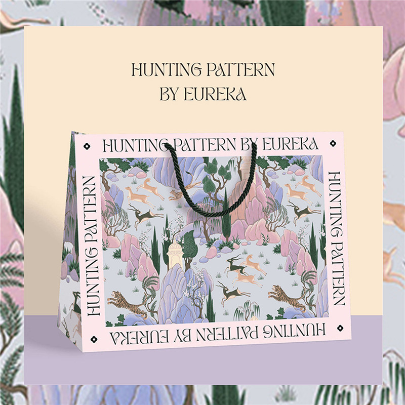 潮牌女装店时尚轻奢服装店购物袋节日手提袋加厚包装纸袋现货批发