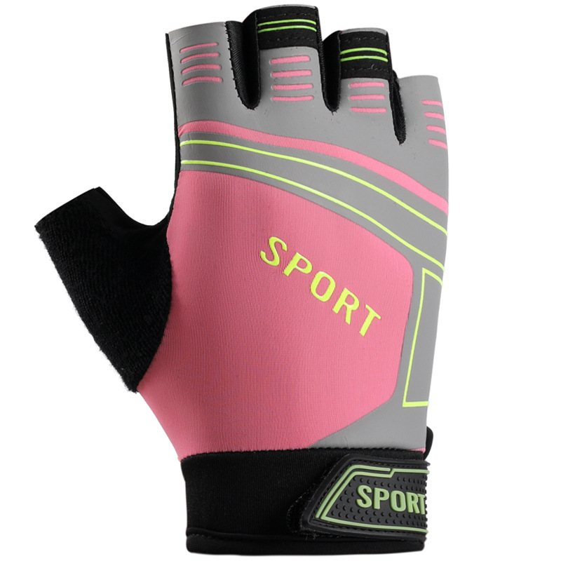 Guantes de fitness para hombres y mujeres al aire libre gimnasio deportes transpirable fino a prueba de golpes mancuerna levantamiento de pesas dinámico guantes de ciclismo