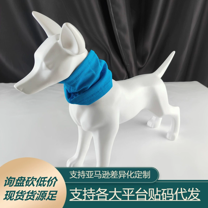 Летний охлаждающий шарф для домашних животных, охлаждающий шарф для собак и кошек, треугольный шарф, шарф для домашних животных