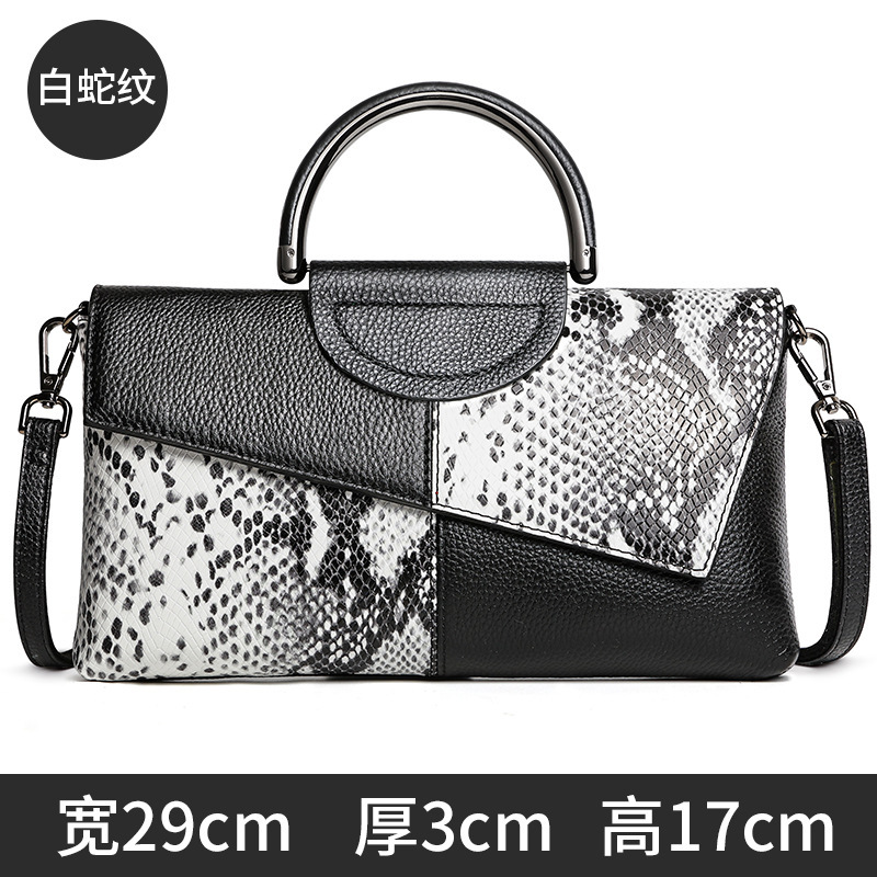 Women's Large Capacity Clutch Bag - Crocodile Embossed Elegant Shoulder Bag, Crossbody Handbag For Banquet, Business & Commuting - Thumbnail 8