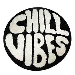 シンプルな黒いCHILLVIBES植毛じゅうたん客間ソファ茶何書斎寝室ベッドサイド汚れ防止