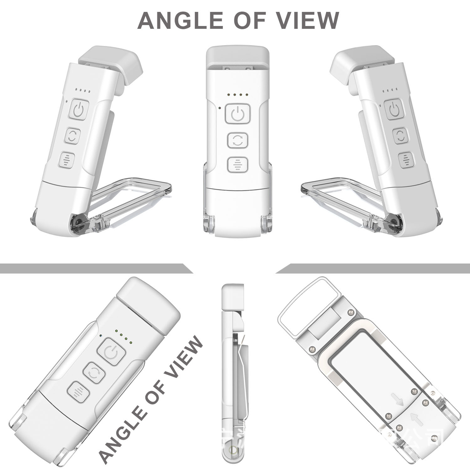 Luz de clip USB portátil para lectura, lámpara mini LED protector de ojos, marcador tipo tarjeta