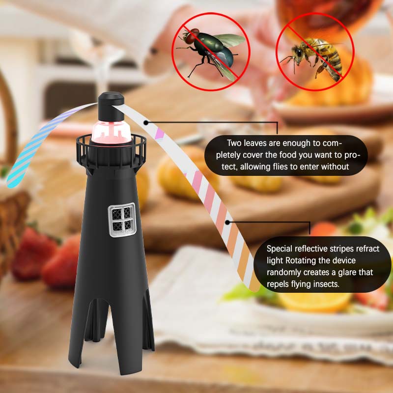 Flyfans transfronterizos multifuncional mosquiter al aire libre mosquiter mosquiter ventilador hojas ventilador de mosca doméstico