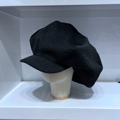 デザイナーのモデルの大きい版の黒いベレーの子供の秋冬のコーデュロイの保温する雲の八角の帽子の復古の画家の帽子
