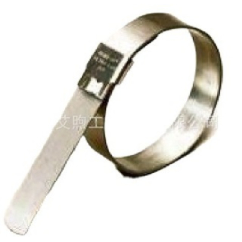 不锈钢抽带式卡箍 强力预制喉箍 冲孔型预制抱箍 平滑型预制喉箍