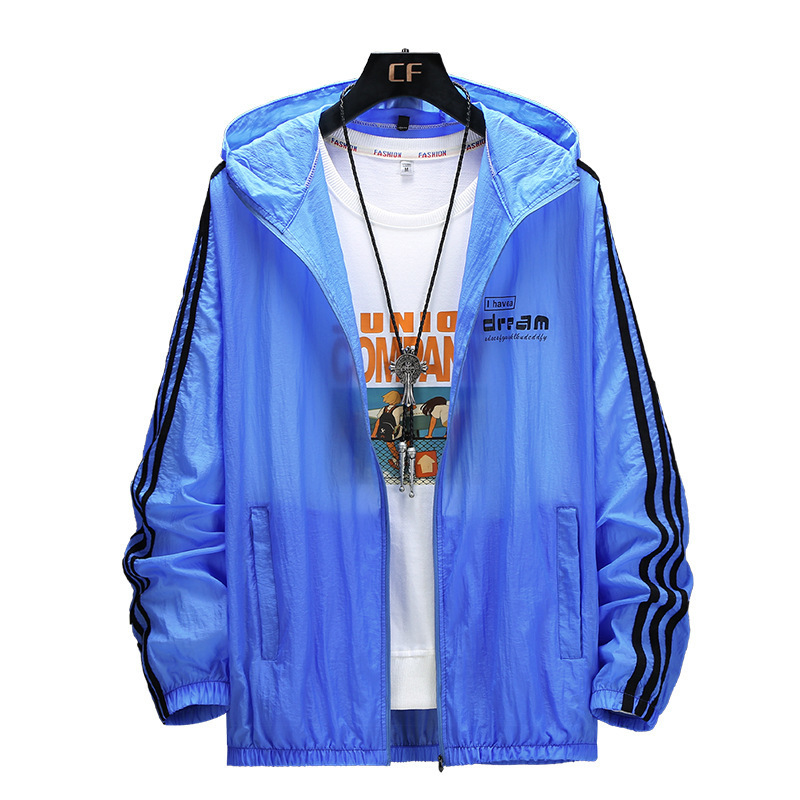 2024 플러스 뚱뚱한 캐주얼 스킨 의류 자외선 차단제 3 바 후드 차양 의류 라이트 긴 소매 스킨 의류 제조 업체