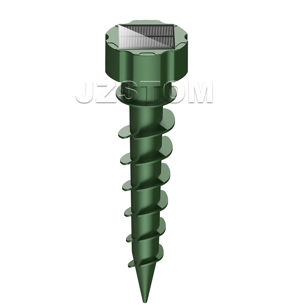 Repelente solar transfronterizo para ratones, repelente de serpientes electrónico ultrasónico, repelente de insectos de jardín de cría, repelente de aves, lámpara de césped de jardín