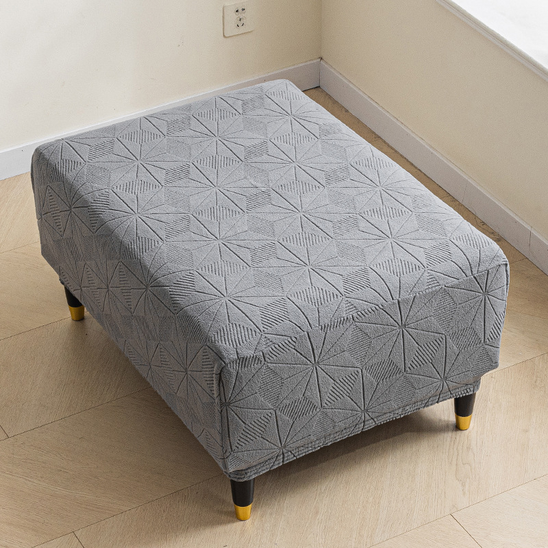 Nórdica alta sensación sofá cubierta cuatro estaciones general jacquard taburetes anti-deslizante desgaste sofá único cojín anti-gato arañazo