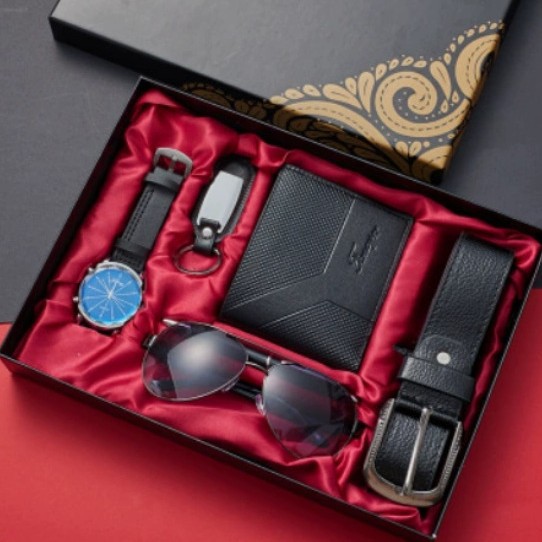 Set de Regalo de Negocios para Hombre 6pcs/set de PU