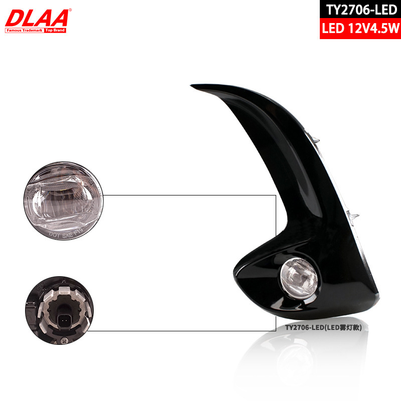 Aplicable a Toyota 20 / 21 nuevo conjunto de luz de niebla frontal Vizi LED luz diurna luz de niebla de barra frontal
