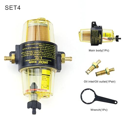 UF-10K 燃油滤清器油水分离器透明壳带扳手 适用于游艇舷外发动机