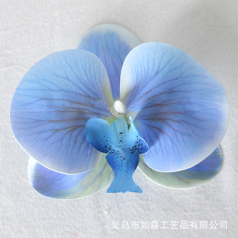 シミュレーションフィルム胡蝶蘭花頭花弁シミュレーション花アクセサリーヘアピンdiy手作りウェディングドレス装飾|undefined
