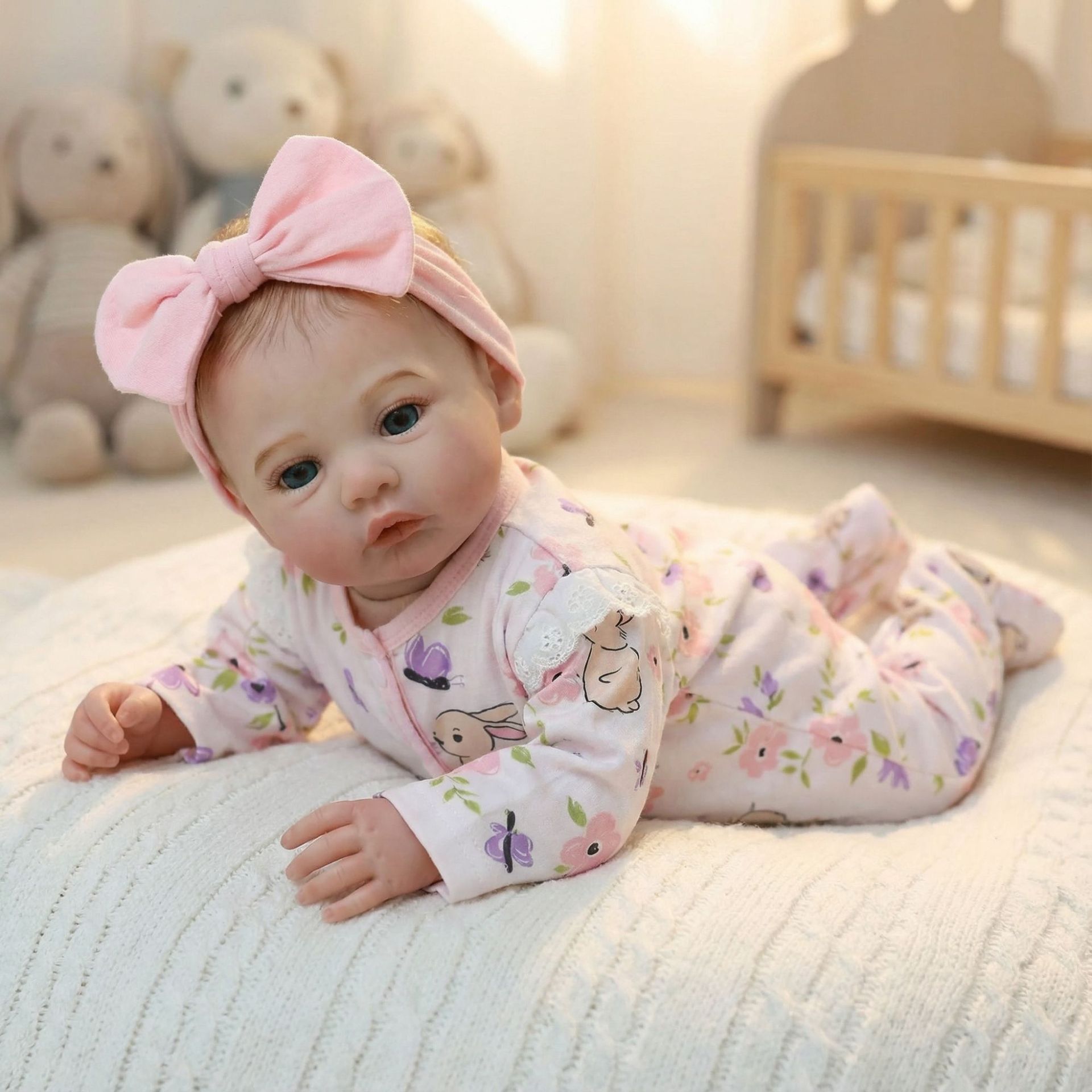 Muñeca Bebé de Simulación de 18 Pulgadas de Vinilo para Cumpleaños y Navidad