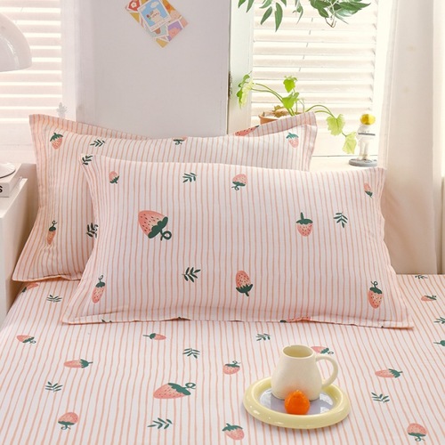 Pure cotton pillowcase 100 cotton pillowcases one pair for home summer pillowcase pillow leather pillow large size 48x74cm