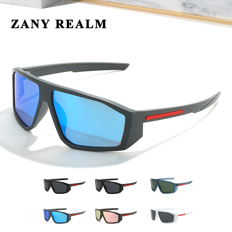 Nuevo polarizado de gran tamaño deportes ciclismo gafas de sol transfronterizo punk colorido calle gafas de sol fabricante en stock