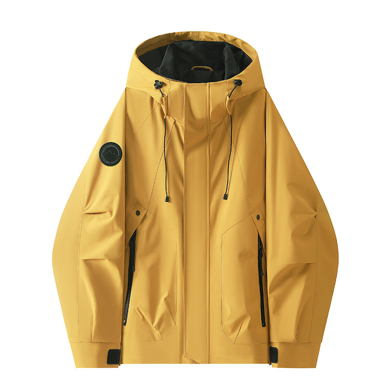 New Style Assault Jacket Single Assault Outdoor Sports Leisure Hiking Mountaineering Sportswear Hooded Pure Color