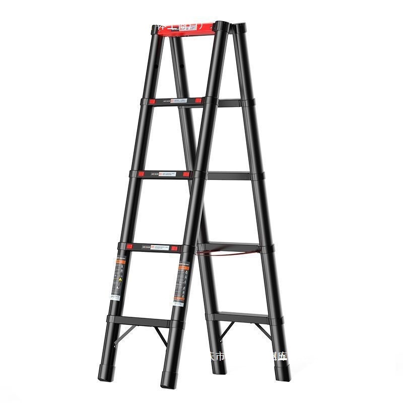 工厂直销奥鹏多功能加厚行走人字梯子伸缩防滑家用折叠特厚加宽踏