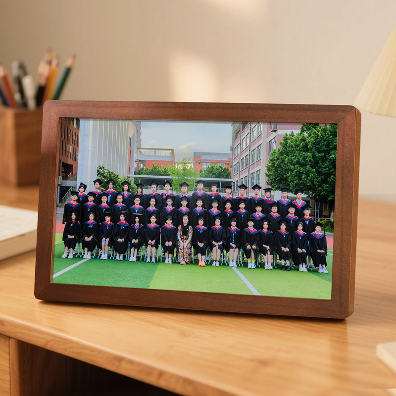 Graduation Photo Frame Table Setting Group Photo Large Photo Wall Hanging Commemorative Album Slender Size Photo Frame Empty Frame