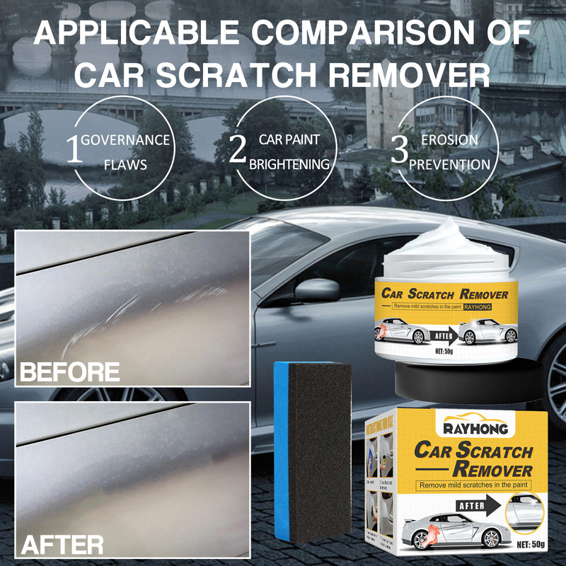 Rayhong Car Scratch Remover Car Scratch Care Cream Repair Scratches Car Paint Maintenance Agent