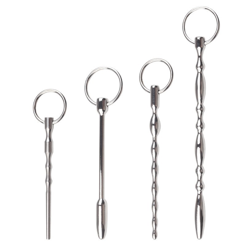 Metal Urethral Sound Stick Zinc Alloy Prostate Massager Manual Control Adult Toy — detail image 42