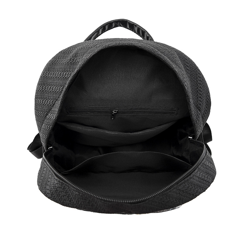 Ventas directas de fábrica 2024 primavera nueva mochila simple de color sólido para mujer mochila de viaje de gran capacidad para viajeros urbanos