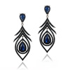 Retro design crystal, earrings, suitable for import, wholesale