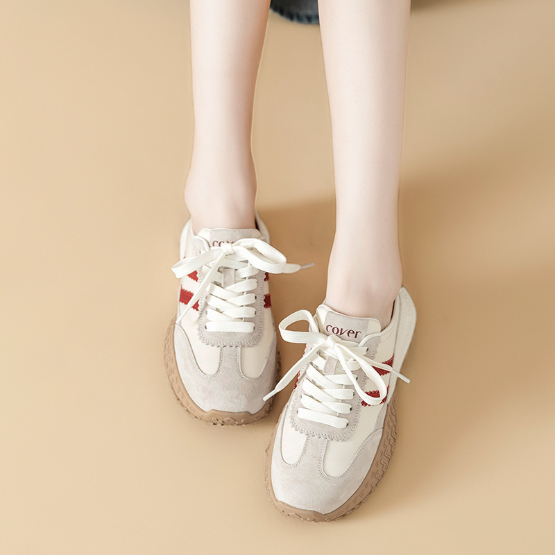 Retro Thick-Soled German Training Shoes for Women, 2026 New Spring/Summer Super Popular Retro Sneakers, Dad Shoes, Sports Casual Women's Shoes