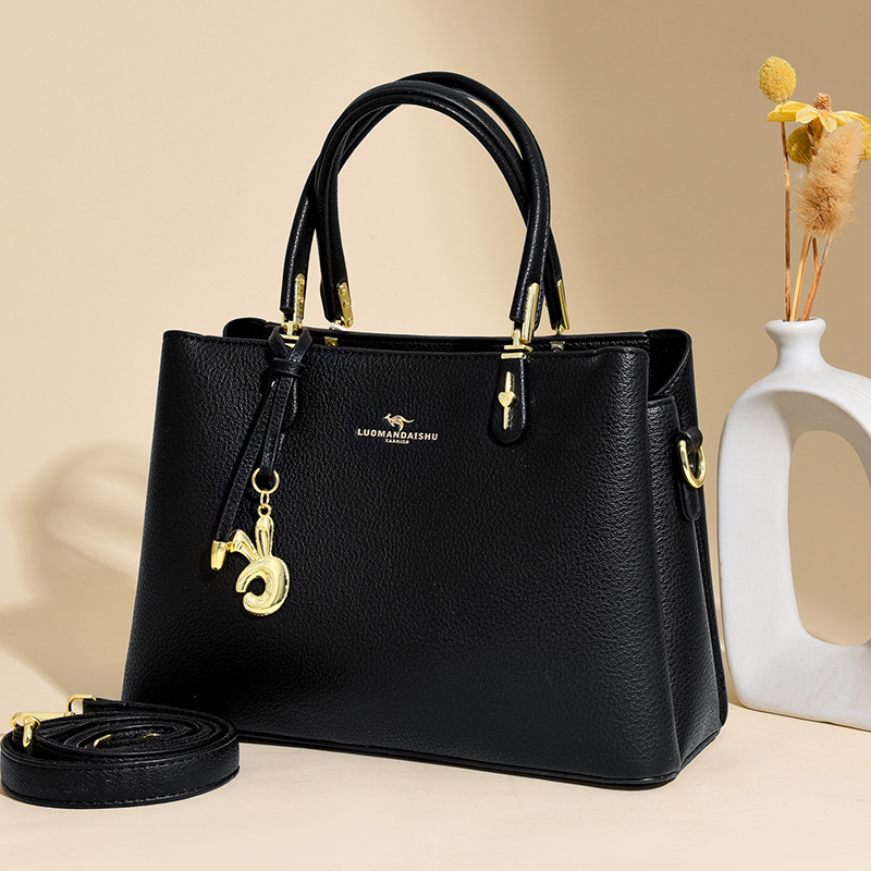 Bolsos transfronterizos de alta gama europeos y americanos, bolsos de mensajero para mujer, bolsos de mujer, bolsos de mujer de gran capacidad, madres de mediana edad, entrega de una pieza