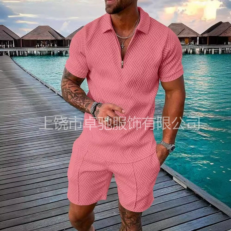 2024 независимая станция Amazon новый мужской модный повседневный набор 3D цифровой принт с коротким рукавом мужские шорты