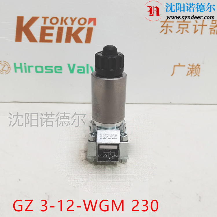hawe哈威换向阀GR 2-1-A 24、GR 2-1-N24完全替代GR 2-12-GM 24