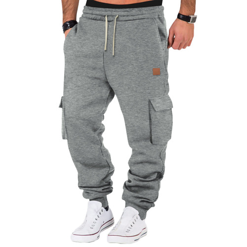 Men's Multifunctional Work Pants with Pockets, Leisure Fashion Warm Winter Pants, Spring and Autumn Men's Thermal Lining, Versatile Men's Pants